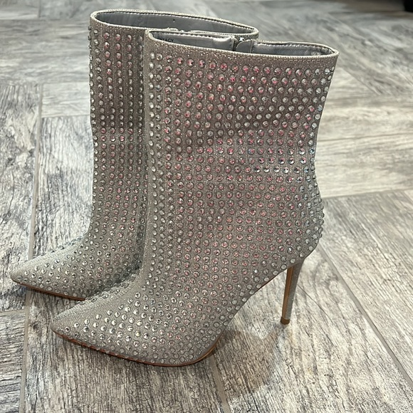 Elditas Stacy Stiletto Heeled Rhinestone Boot - Picture 5 of 5